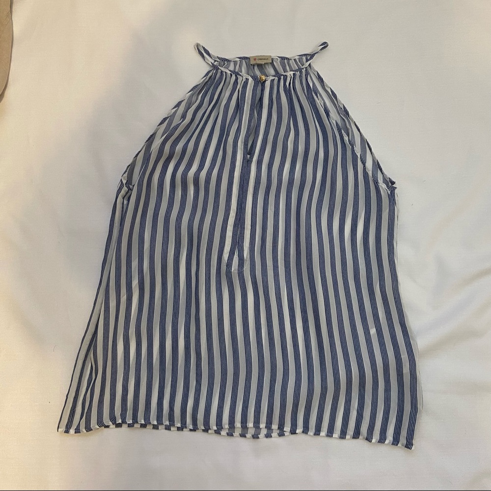 Cremieux Halter Tank Top